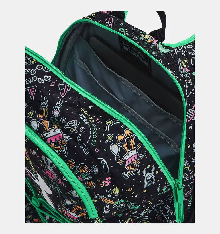 UNDER ARMOUR Hustle Sport Backpack Vert / Noir / Blanc