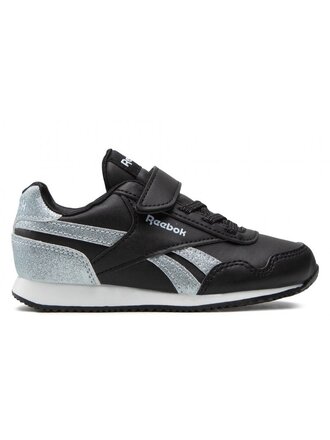 REEBOK GW3726 ROYAL CL JOG 3.0 KIDS  BLACK/SILVER