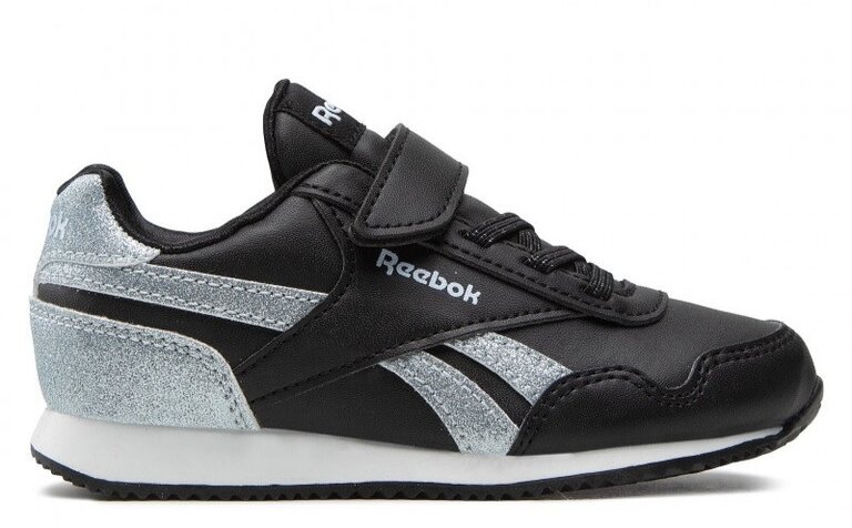 REEBOK GW3726 ROYAL CL JOG 3.0 KIDS  BLACK/SILVER