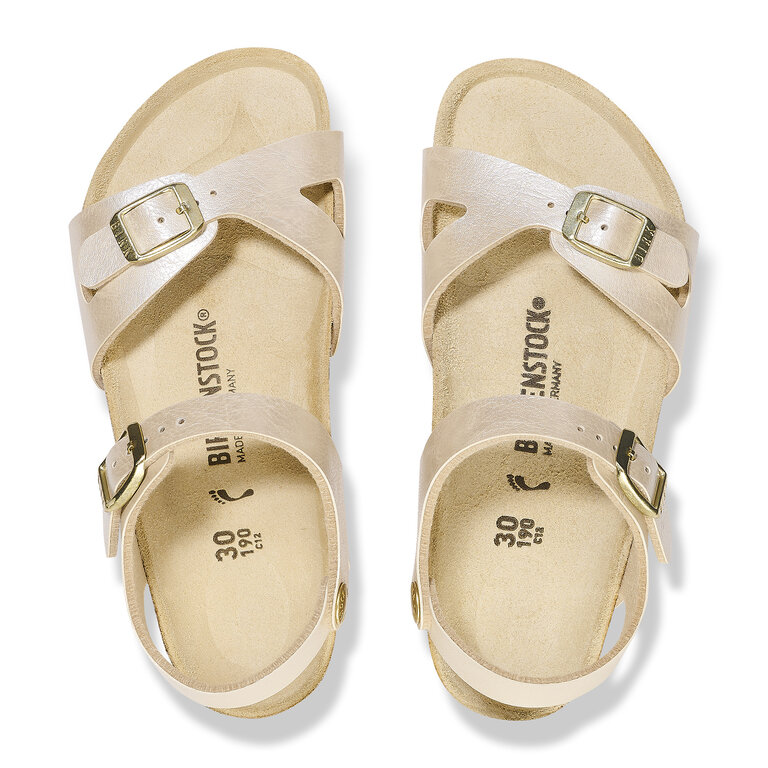 BIRKENSTOCK Enfants RIO Blanc Perle