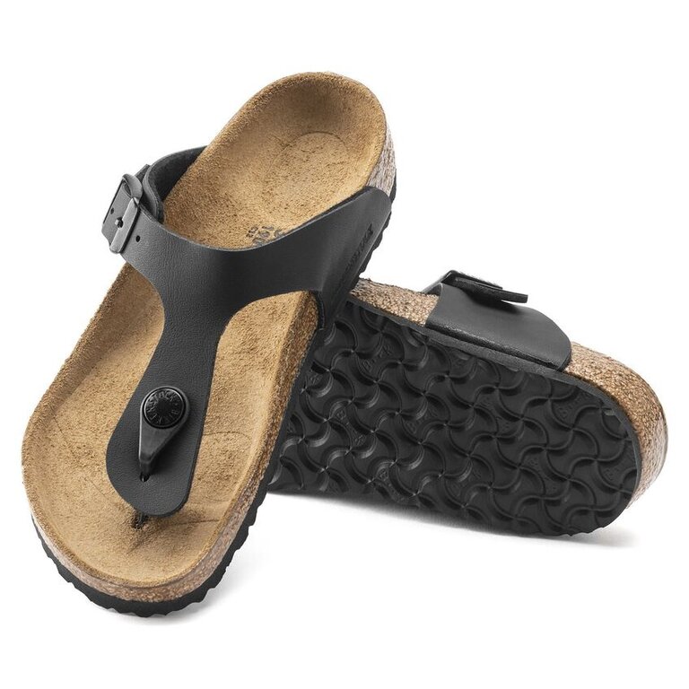 BIRKENSTOCK Kid's Gizeh Black Birko-Flor