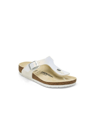 BIRKENSTOCK Enfants Gizeh Blanc Brillant Birko-Flor BIRKENSTOCK Enfants Gizeh Blanc Brillant Birko-Flor