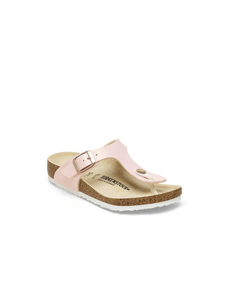 BIRKENSTOCK Enfants - Gizeh Lézard Billant Rose Pâle