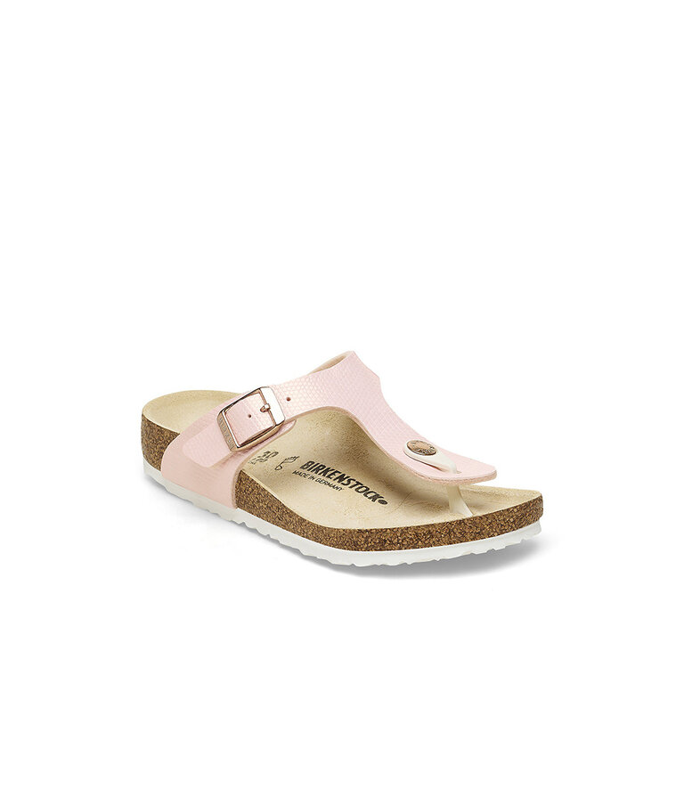 BIRKENSTOCK Kid's - Gizeh  Shiny Lizard Light Pink