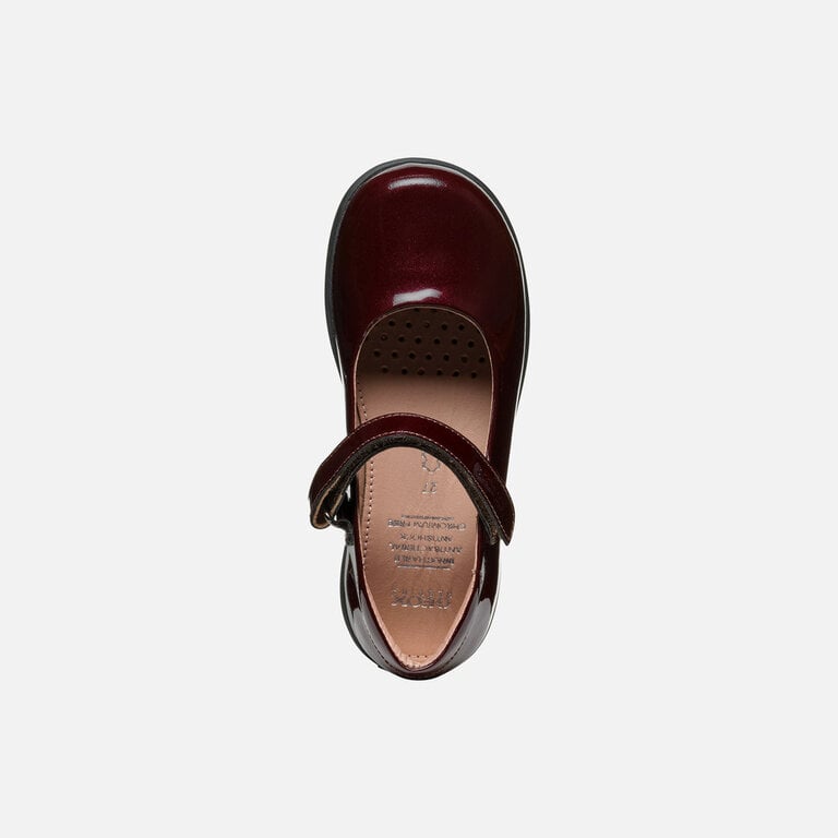 GEOX Naimara Bordeaux Patent leather