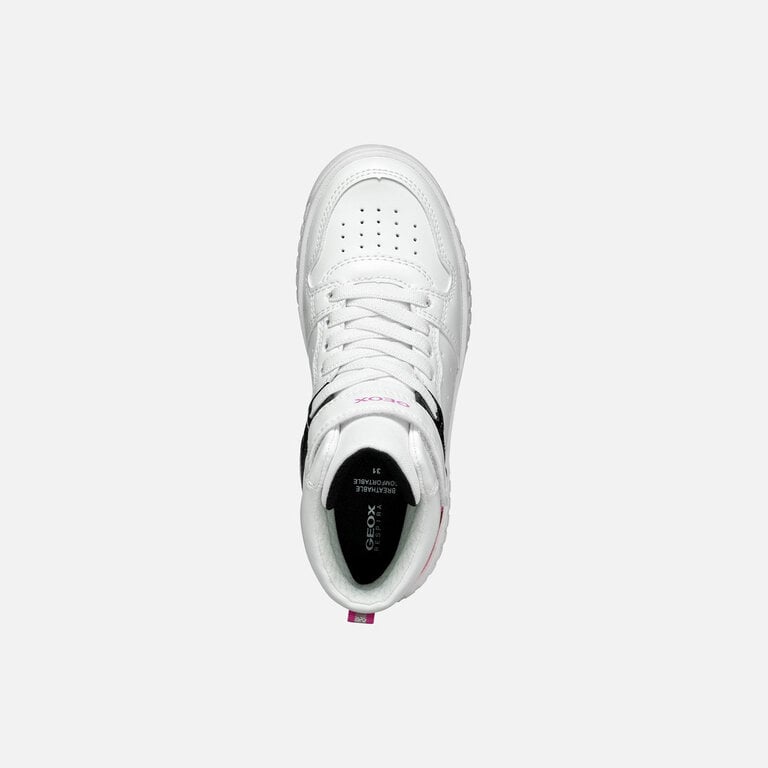 GEOX Mikiroshi White / Dark fuchsia