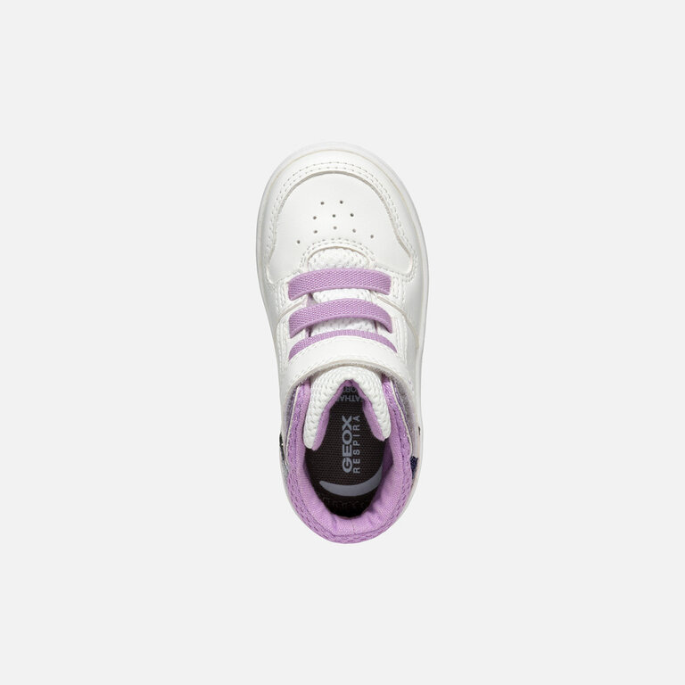 GEOX Eclyper White/Lavender