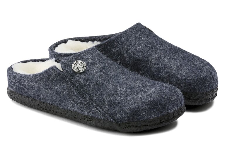 BIRKENSTOCK Zermatt Enfants Shearling  Bleu Foncé