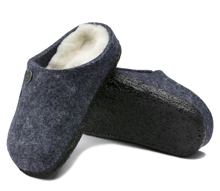 BIRKENSTOCK Zermatt Enfants Shearling  Bleu Foncé