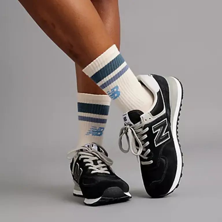 NEW BALANCE 574 Hommes Noir / Blanc