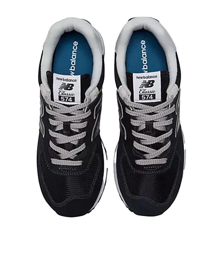 NEW BALANCE Hommes - 574  Noir / Blanc