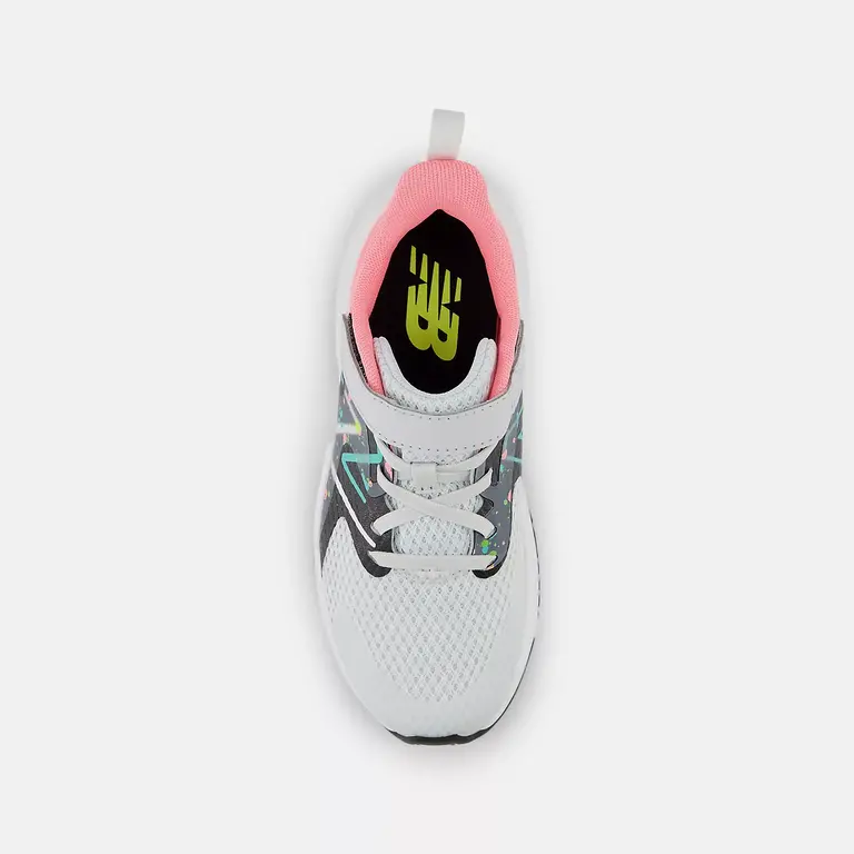 NEW BALANCE Kid's - Rave Run v2  Qartz Grey / Ultra Pink / Cyber Jade