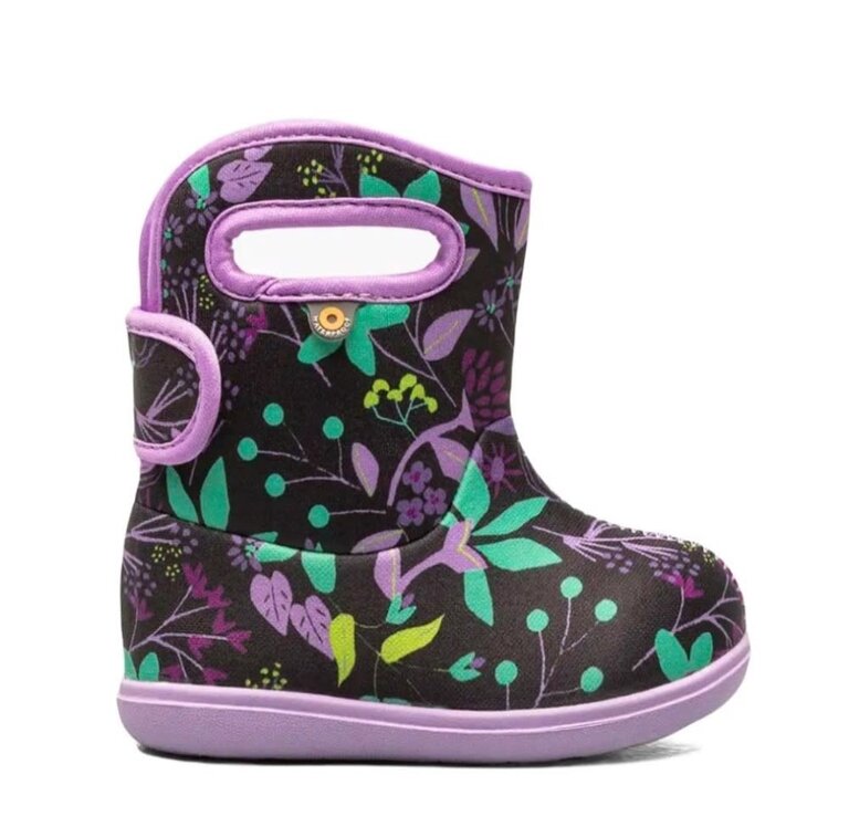 BOGS BOGS BABY II CARTOON FLOWERS Black Multi