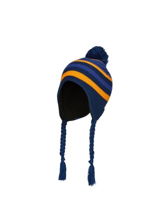 KOMBI Candy Man Peruvian Toque - Children Sapphire Blue
