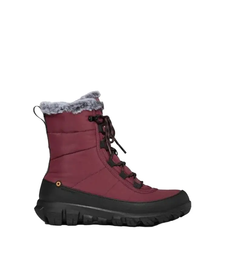 BOGS Cedar Quilt Lace Garnet