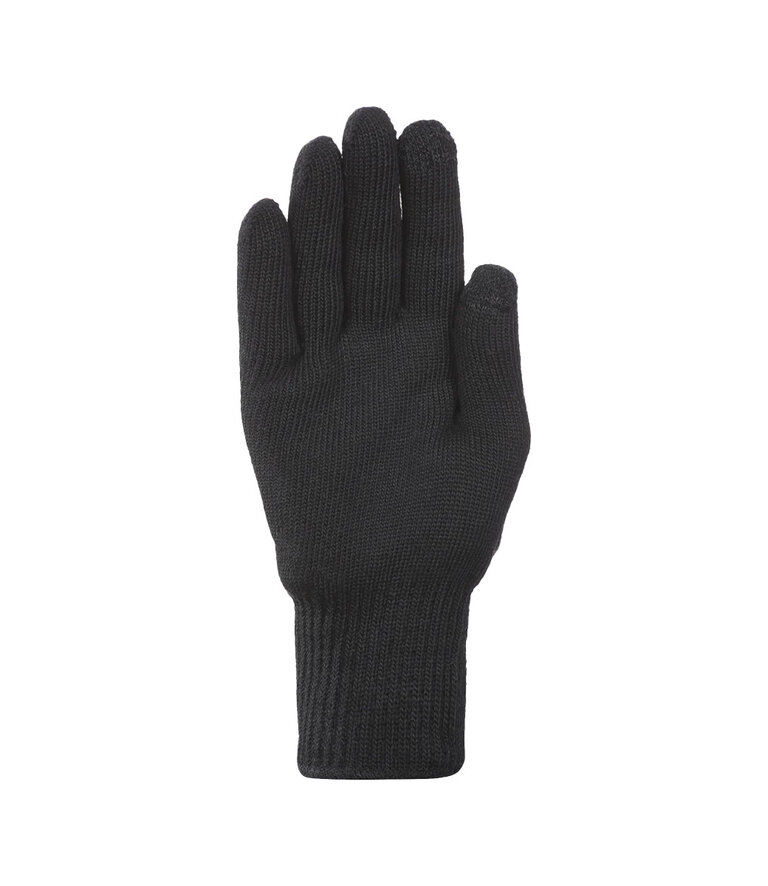 KOMBI Sous-gants Polypro pour écran tactile - Junior Noir