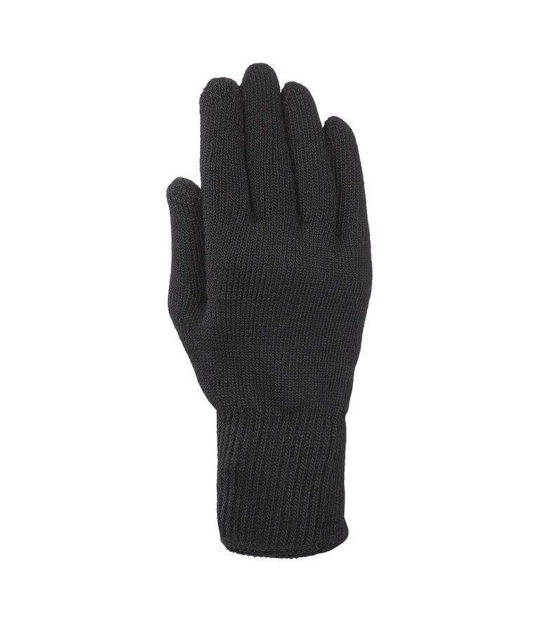 KOMBI Sous-gants Polypro pour écran tactile - Junior Noir