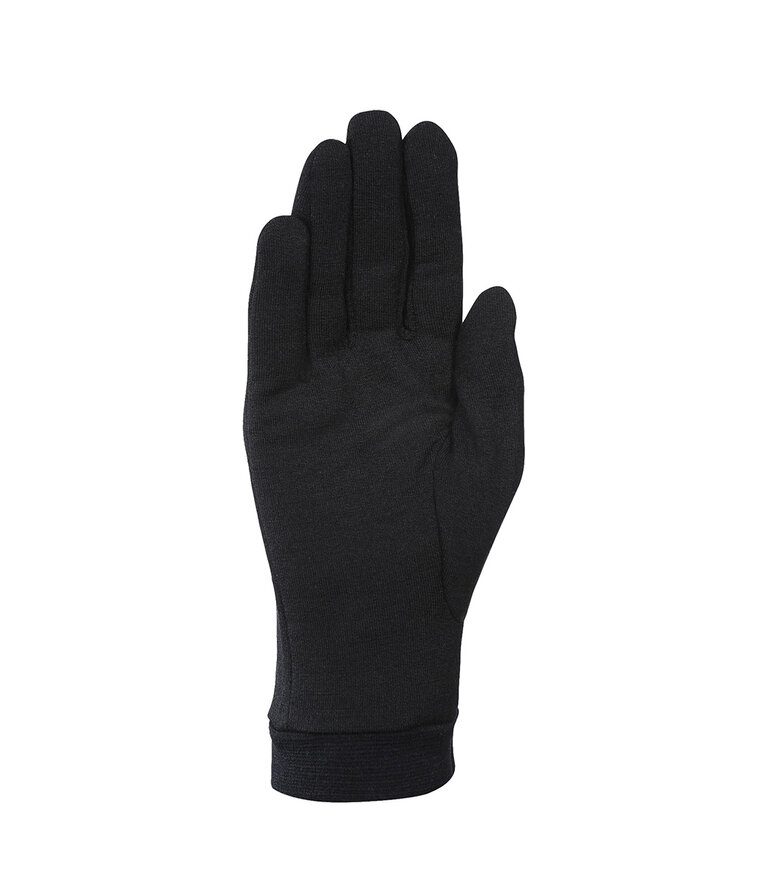 KOMBI 100% MERINO Wool Liners - Junior  Black