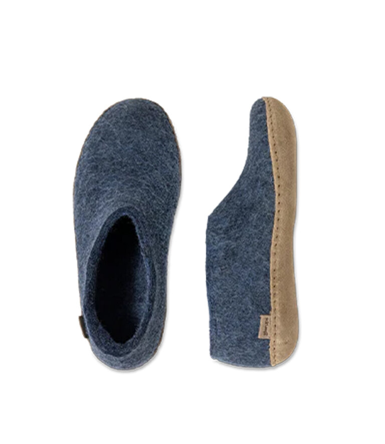 GLERUPS Chaussure Semelle Cuir Denim