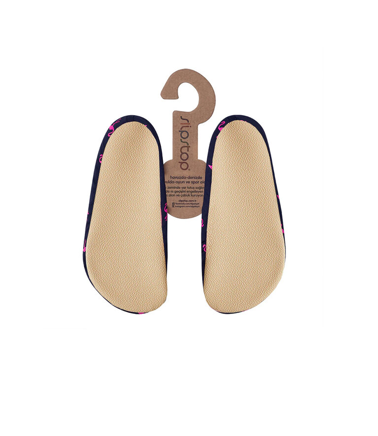 SLIPSTOP Ella JR  Pink flamingos / Navy