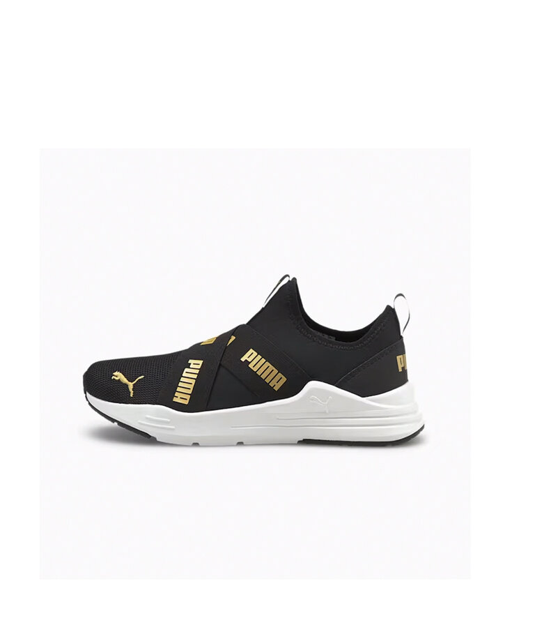 PUMA Wired Run Slip-On Flash Noir / Or