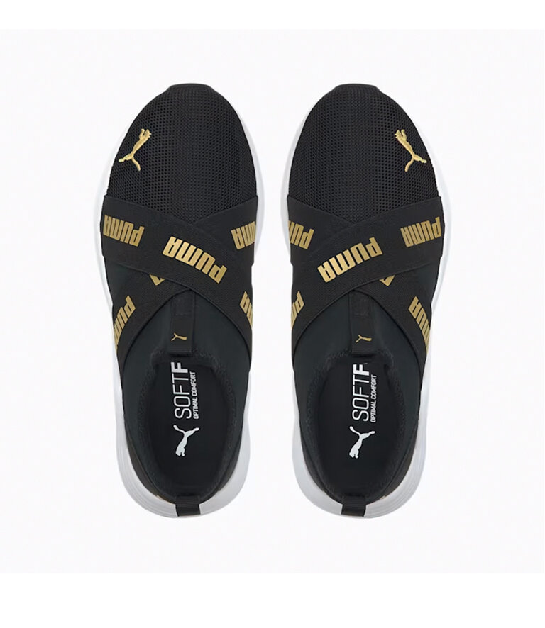 PUMA Wired Run Slip-On Flash Noir / Or