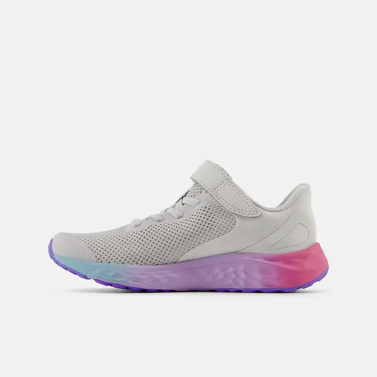 NEW BALANCE Kid's - Fresh Foam Arishi v4  Grey / Pink / Lilac