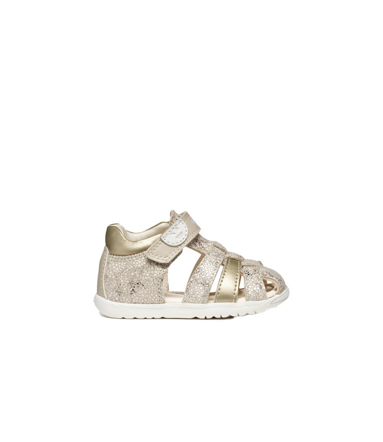 GEOX Sandale Macchia Beige / Or Clair