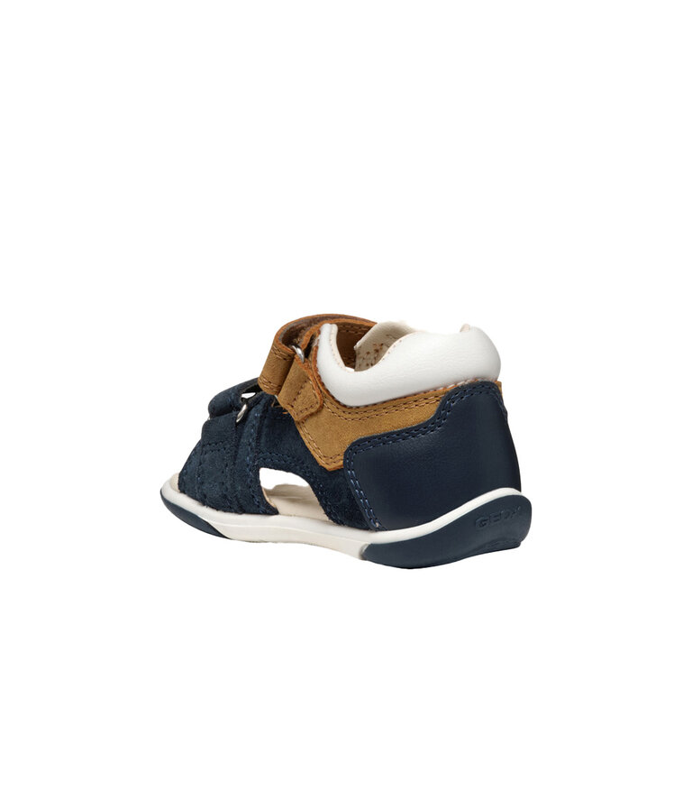 GEOX Sandal Zapito Navy / Caramel
