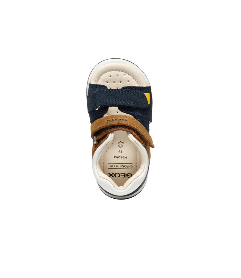 GEOX Sandal Zapito Navy / Caramel
