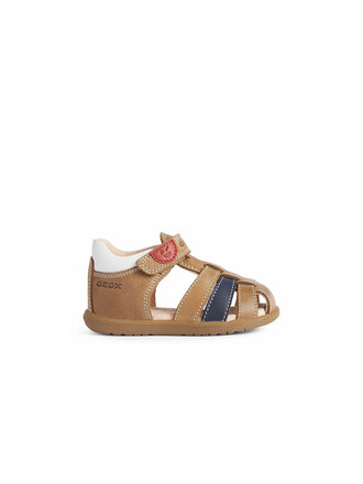 GEOX Sandal Macchia Caramel