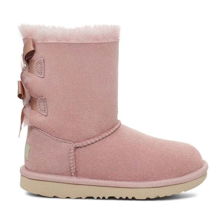 UGG Enfants - Bailey Bow II Botte Rose Gris