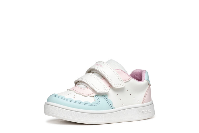 GEOX Eclyper White / Pink / Aqua