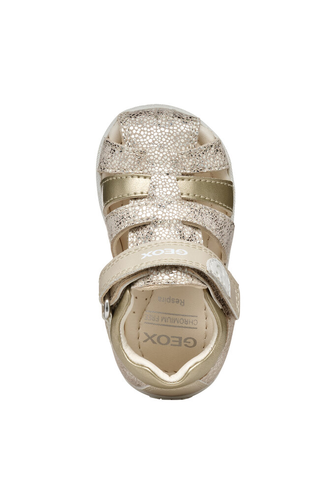 GEOX Sandale Macchia Beige / Or Clair
