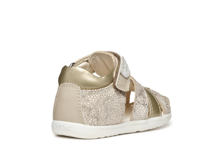 GEOX Sandale Macchia Beige / Or Clair