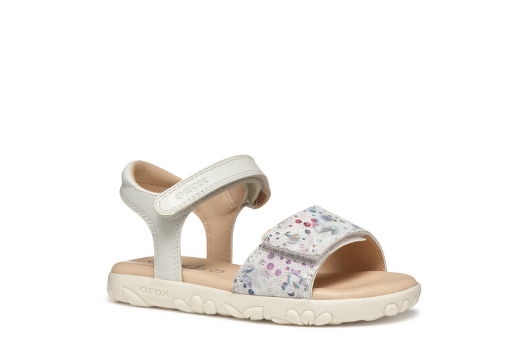 GEOX Kid's- Haiti Off White / Multi