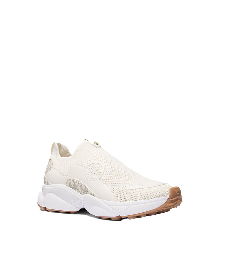 MICHAEL KORS Sami Stretch Knit Trainer Crème