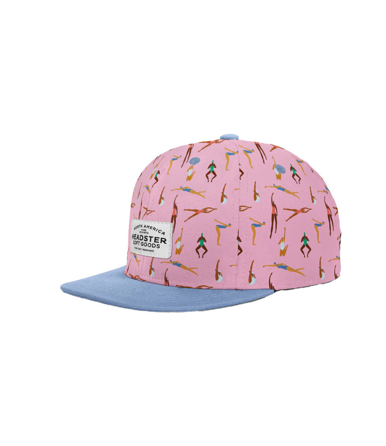 HEADSTER KIDS Casquette Snapback Dive In Rose vif
