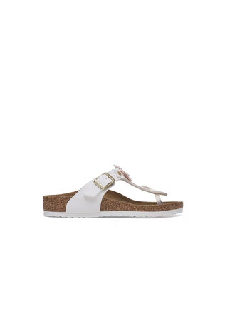 BIRKENSTOCK Kid's Gizeh Flowers White