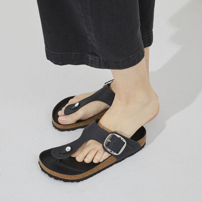 BIRKENSTOCK Gizeh Big Buckle Noir