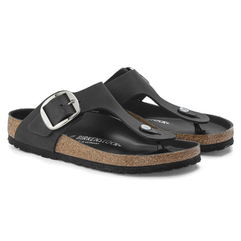 BIRKENSTOCK Gizeh Big Buckle Noir