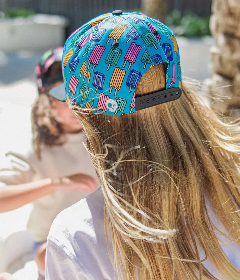 HEADSTER KIDS Pop Neon Snapback Blue