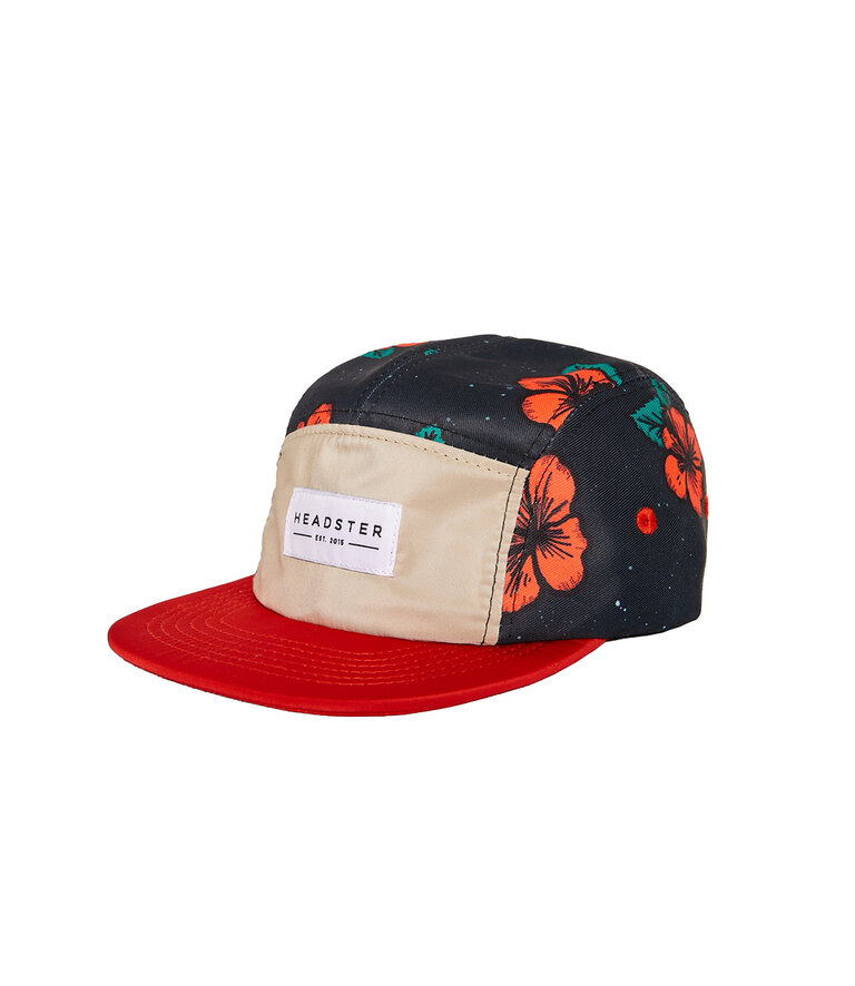 HEADSTER KIDS Casquette à cinq panneaux Runner Red Biscus