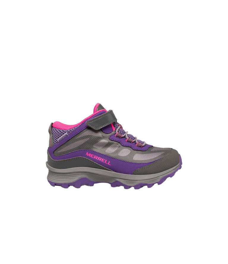 MERRELL MOAB SPEED MID GRIS/ROSE/MAUVE