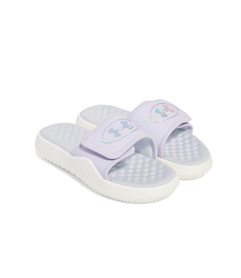UNDER ARMOUR Ignite Pro 8 Slides Mauve/ Blanc / Iridescent