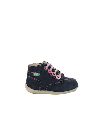 KICKERS BONZIP-2 NAVY /  PINK