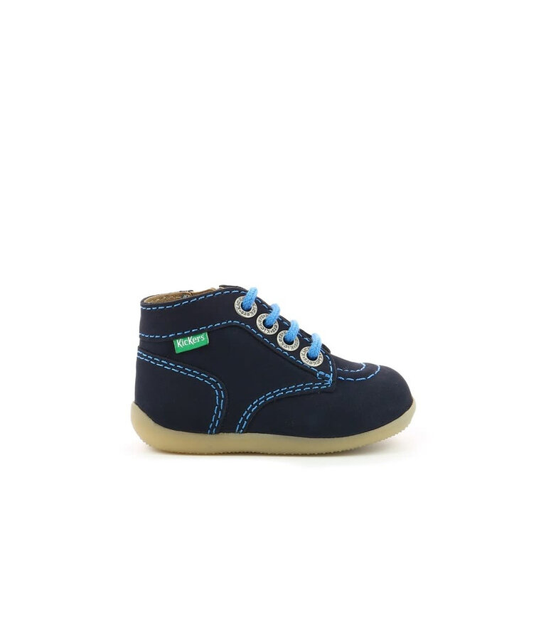 KICKERS BONZIP-2 NAVY BLUE