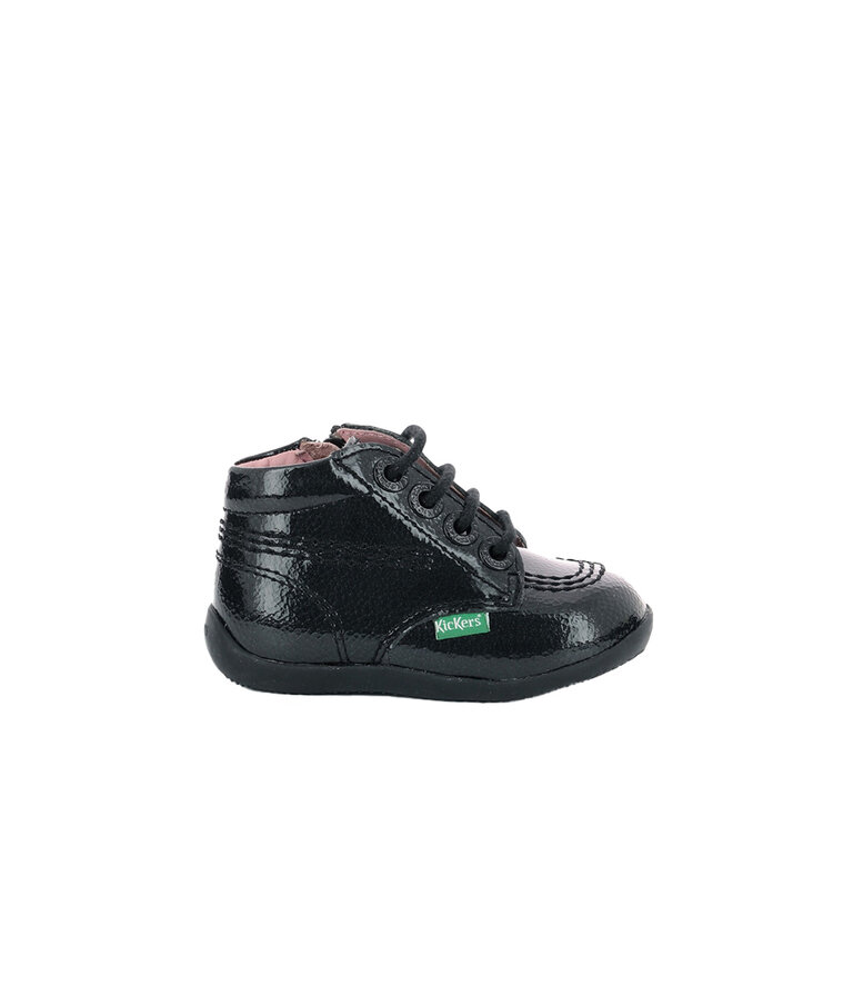 KICKERS BILLISTA ZIP Black Patent