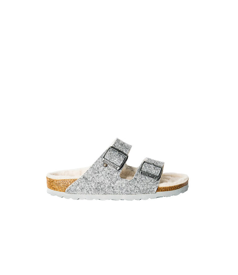BIRKENSTOCK Arizona Wool Gris Pâle
