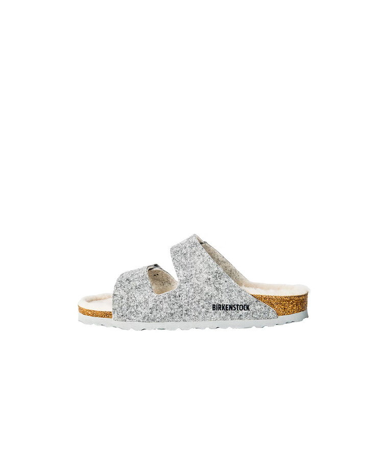 BIRKENSTOCK Arizona Wool Gris Pâle